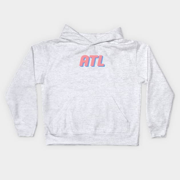 Pastel ATL Kids Hoodie by AdventureFinder